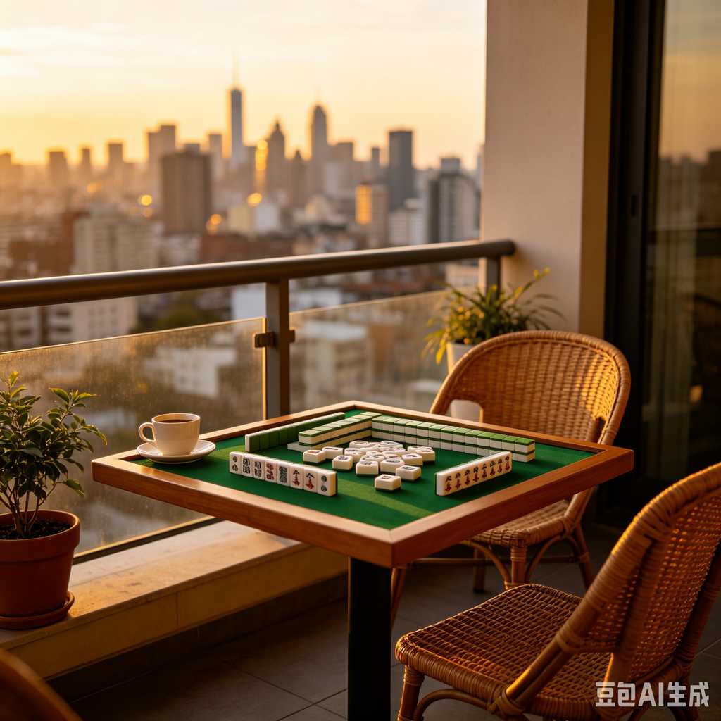colorful mini mahjong tiles