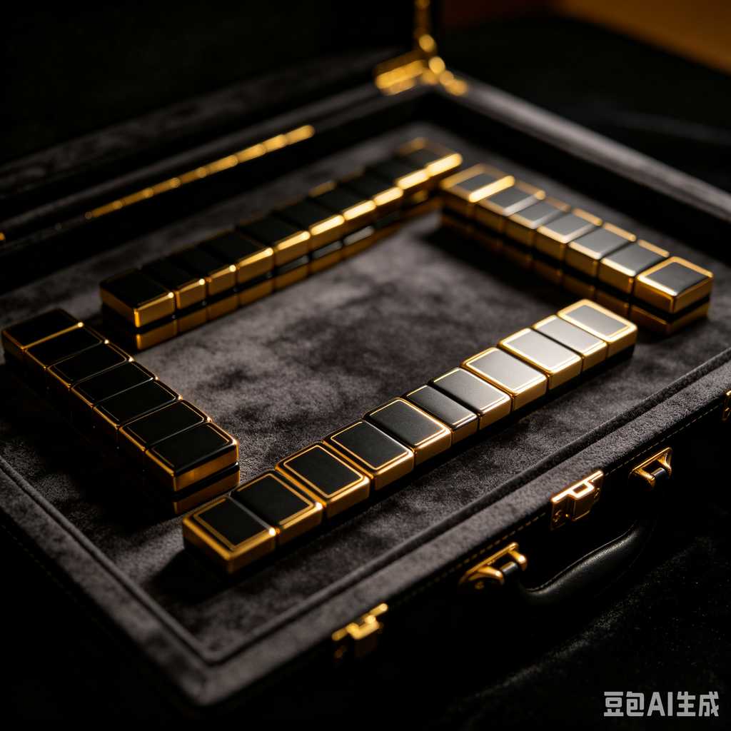 antique style mahjong set