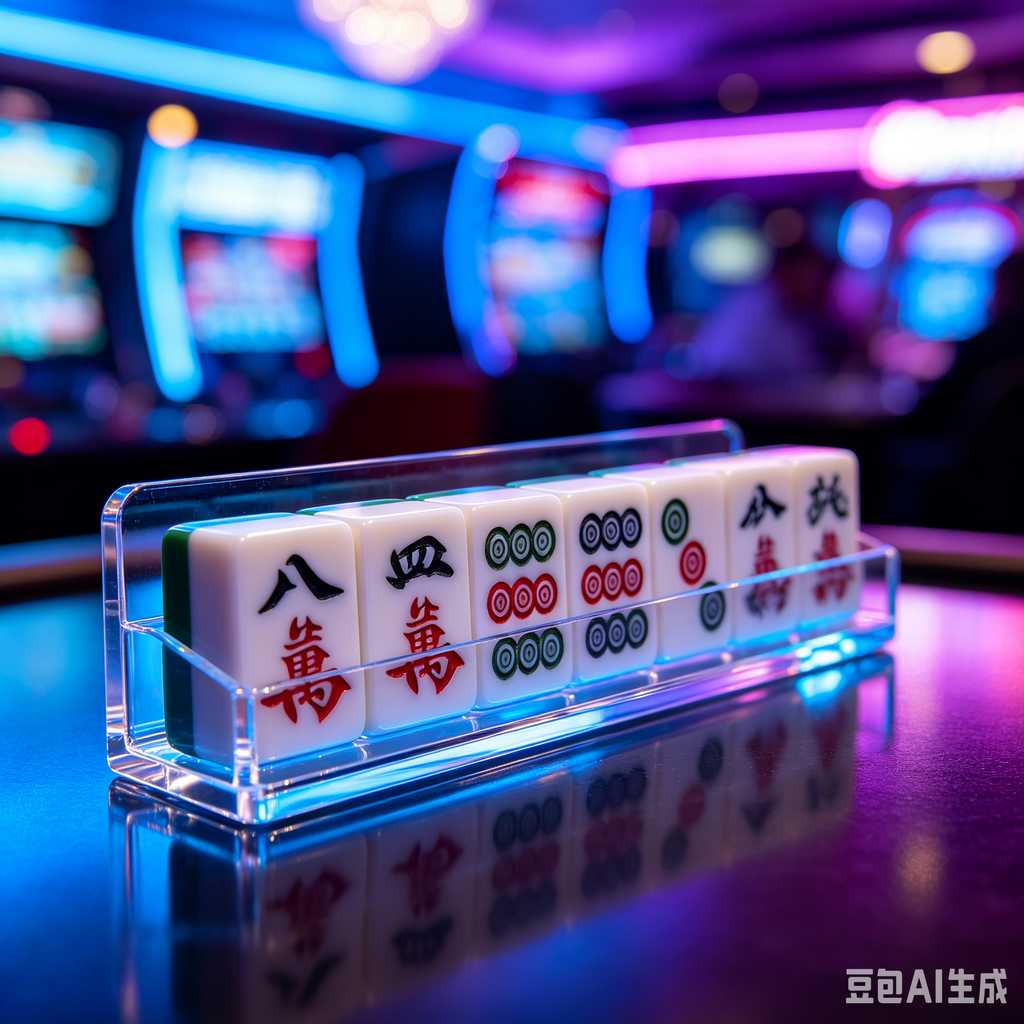 green transparent mahjong tiles